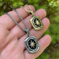 Men's Navigation Nautical Star Compass Pendant  customdiamjewel   