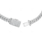 Everyday Style Modern 925 Sterling Silver Cuban Link Bracelet CustomDiamJewel