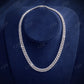 Moissanite Iced Out Hip Hop Cuban Chain  CustomDiamJewel   