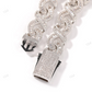 15mm Baguette Diamond Infinity Link Chain hip hop jewelry CustomDiamJewel