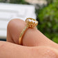 Oval Yellow Canary Moissanite Wedding Ring customdiamjewel