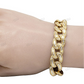 High Quality Silver Moissanite Iced Out Link Bracelet