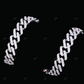 VVS Moissanite 925 Silver Cuban Link Chain CustomDiamJewel