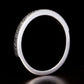 Half eternity Moissanite Wedding Art Deco Band  customdiamjewel   