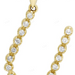 1" 10K Gold 1 Row Initial Letter U Diamond Pendant CustomDiamJewel