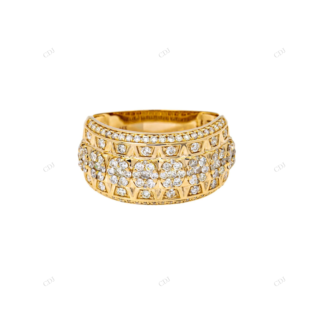 S925 Sterling Silver Moissanite Wedding Band hip hop jewelry customdiamjewel