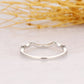 1.30mm Curved Natural Diamond Wedding Band Wedding Band customdiamjewel   