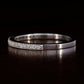 Half eternity Moissanite Wedding Art Deco Band  customdiamjewel   
