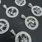 925 Sterling Silver Zodiac Astrology Sign Pendant  customdiamjewel   