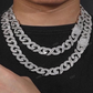 15mm Baguette Diamond Infinity Link Chain hip hop jewelry CustomDiamJewel