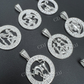 925 Sterling Silver Zodiac Astrology Sign Pendant  customdiamjewel   