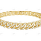 Hip Hop Style Silver Moissanite Unisex Link Bracelet