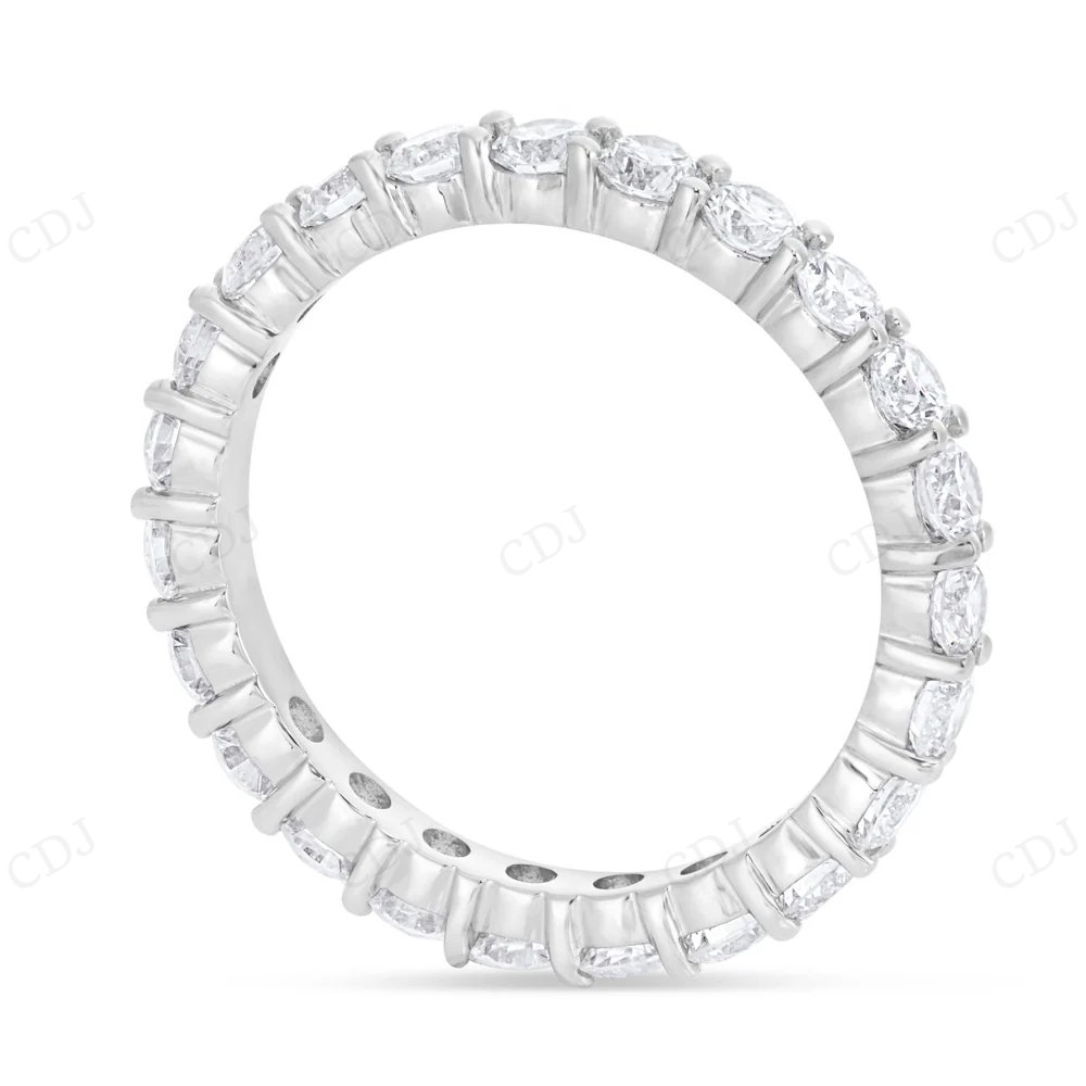10Kt Gold Moissanite Full Eternity Band Diamond Ring Engagement Ring CustomDiamJewel