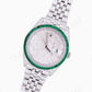 Custom Green Princess Bezel Fully Iced Out Rolex Watch customdiamjewel