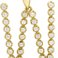 1" Natural Diamond 10K Gold W Initial Letter Pendant CustomDiamJewel