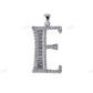 Sterling Silver Moissanite E Letter Pendant hip hop jewelry CustomDiamJewel