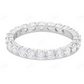 10Kt Gold Moissanite Full Eternity Band Diamond Ring Engagement Ring CustomDiamJewel