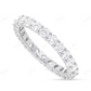 10Kt Gold Moissanite Full Eternity Band Diamond Ring Engagement Ring CustomDiamJewel