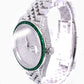 Custom Green Princess Bezel Fully Iced Out Rolex Watch customdiamjewel
