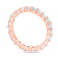 10Kt Gold Moissanite Full Eternity Band Diamond Ring Engagement Ring CustomDiamJewel