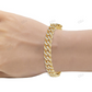 Hip Hop Style Silver Moissanite Unisex Link Bracelet