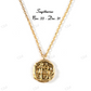 Gold Plated Antique Astrology Pendant hip hop jewelry CustomDiamJewel
