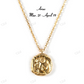 Gold Plated Antique Astrology Pendant hip hop jewelry CustomDiamJewel