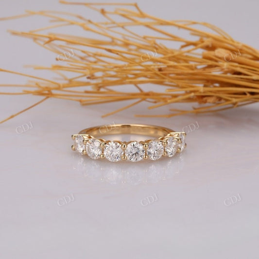 2.10CTW Natural Diamond Seven Stone Wedding Band Wedding Band customdiamjewel   