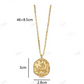 Gold Plated Antique Astrology Pendant hip hop jewelry CustomDiamJewel