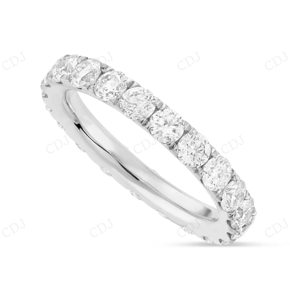S925 Moissanite Diamond Full Eternity Band Ring hip hop jewelry CustomDiamJewel