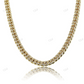 8mm Miami Link Diamond 14K Gold Cuban Chain hip hop jewelry CustomDiamJewel