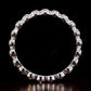 0.20CTW Bezel Set Round Cut Lab Grown Diamond Full Eternity Wedding Band  customdiamjewel   