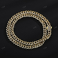 8mm Miami Link Diamond 14K Gold Cuban Chain hip hop jewelry CustomDiamJewel
