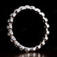 Bezel set Natural Diamond White Gold Wedding Band  customdiamjewel   