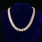 VVS Moissanite 925 Silver Sugar Cube Chain CustomDiamJewel