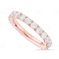 S925 Moissanite Diamond Full Eternity Band Ring hip hop jewelry CustomDiamJewel