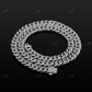 8mm Miami Link Diamond 14K Gold Cuban Chain hip hop jewelry CustomDiamJewel