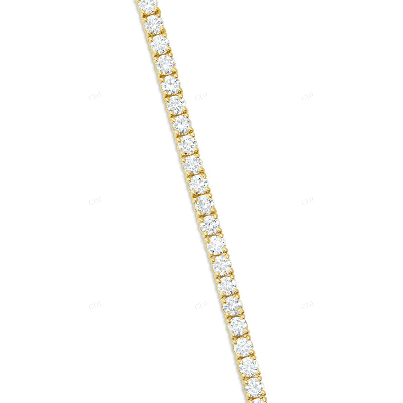 Luxury Handcrafted Design Premium VVS1 Moissanite Tennis Bracelet CustomDiamJewel