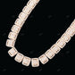 VVS Moissanite 925 Silver Sugar Cube Chain CustomDiamJewel