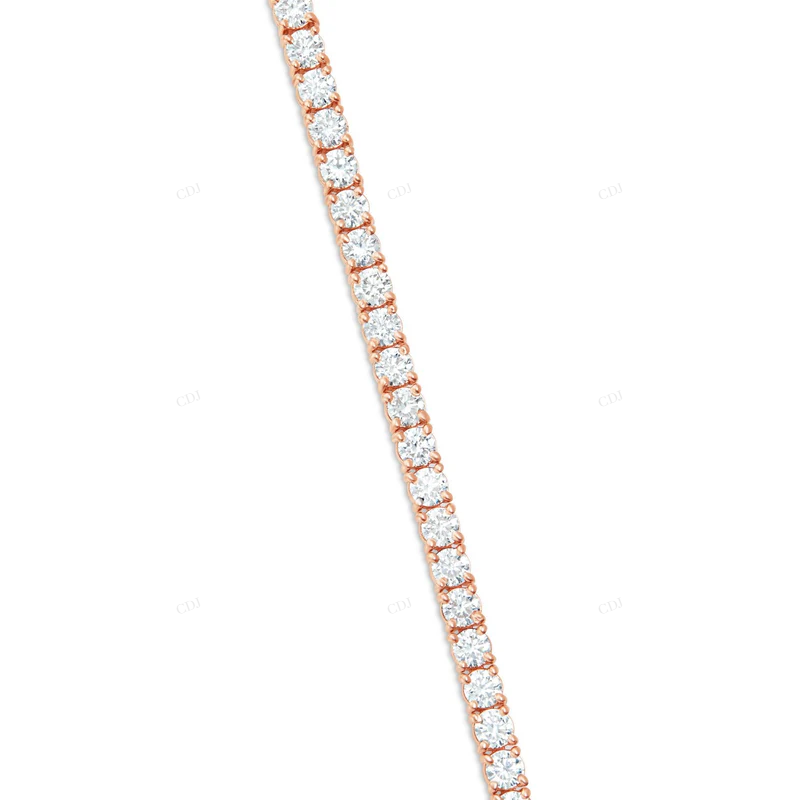 Luxury Handcrafted Design Premium VVS1 Moissanite Tennis Bracelet CustomDiamJewel
