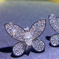 Lan Grown Diamond Butterfly Earrings For Women customdiamjewel
