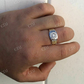 Round Cut Diamond Presidential Watch Band Ring  customdiamjewel   