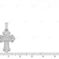 Emerald Cut Lab Grown Diamond 10K Gold Cross Pendant Hip Hop Pendent CustomDiamJewel