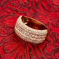 Diamond Look Five Row Moissanite Ring hip hop jewelry customdiamjewel