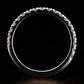 0.30CTW Round Lab Grown Diamond 3/4 Eternity Wedding Band  customdiamjewel   