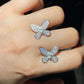 Lan Grown Diamond Butterfly Earrings For Women customdiamjewel