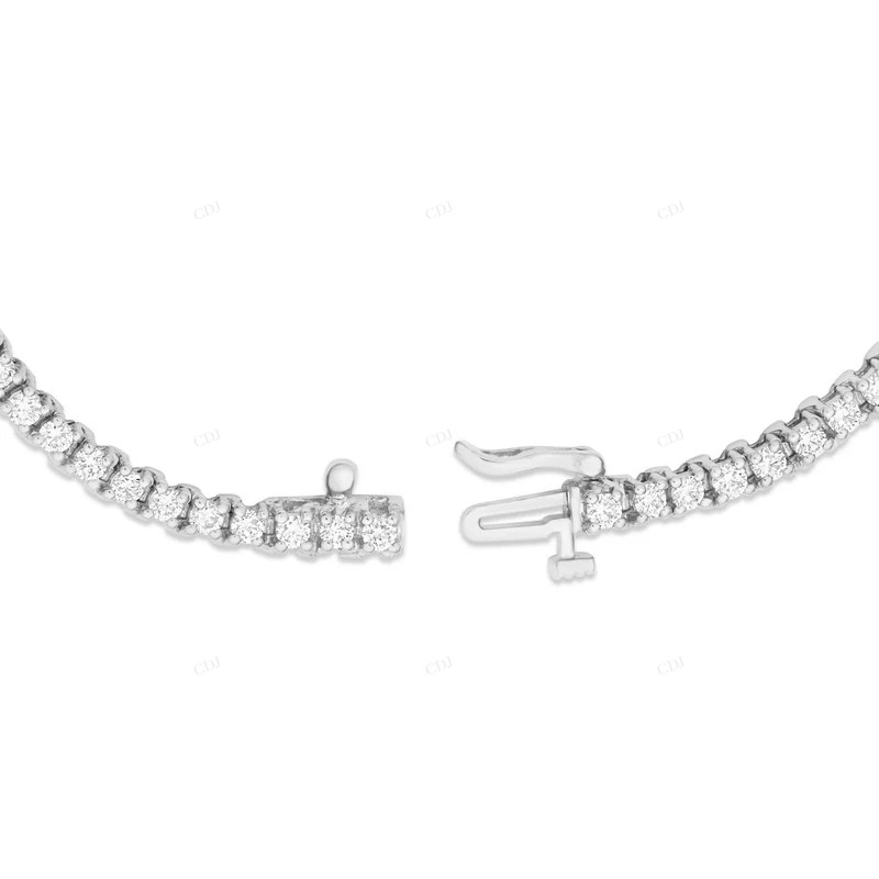 Perfect For Parties and Special Occasions Trendy Tennis Bracelet CustomDiamJewel