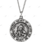 Sacred Heart of Jesus Round Medal Pendant hip hop jewelry CustomDiamJewel