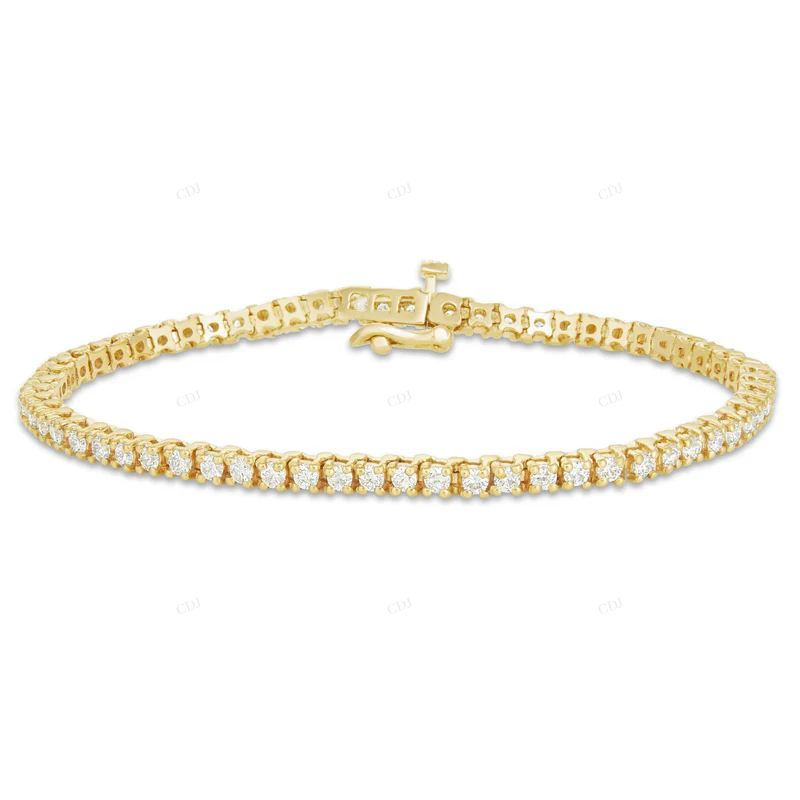 Perfect For Parties and Special Occasions Trendy Tennis Bracelet CustomDiamJewel