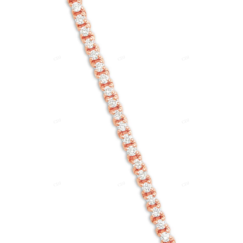 Perfect For Parties and Special Occasions Trendy Tennis Bracelet CustomDiamJewel